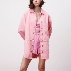 Zara Pink Shacket